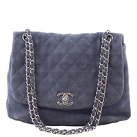 Chanel Suede Flap Bag