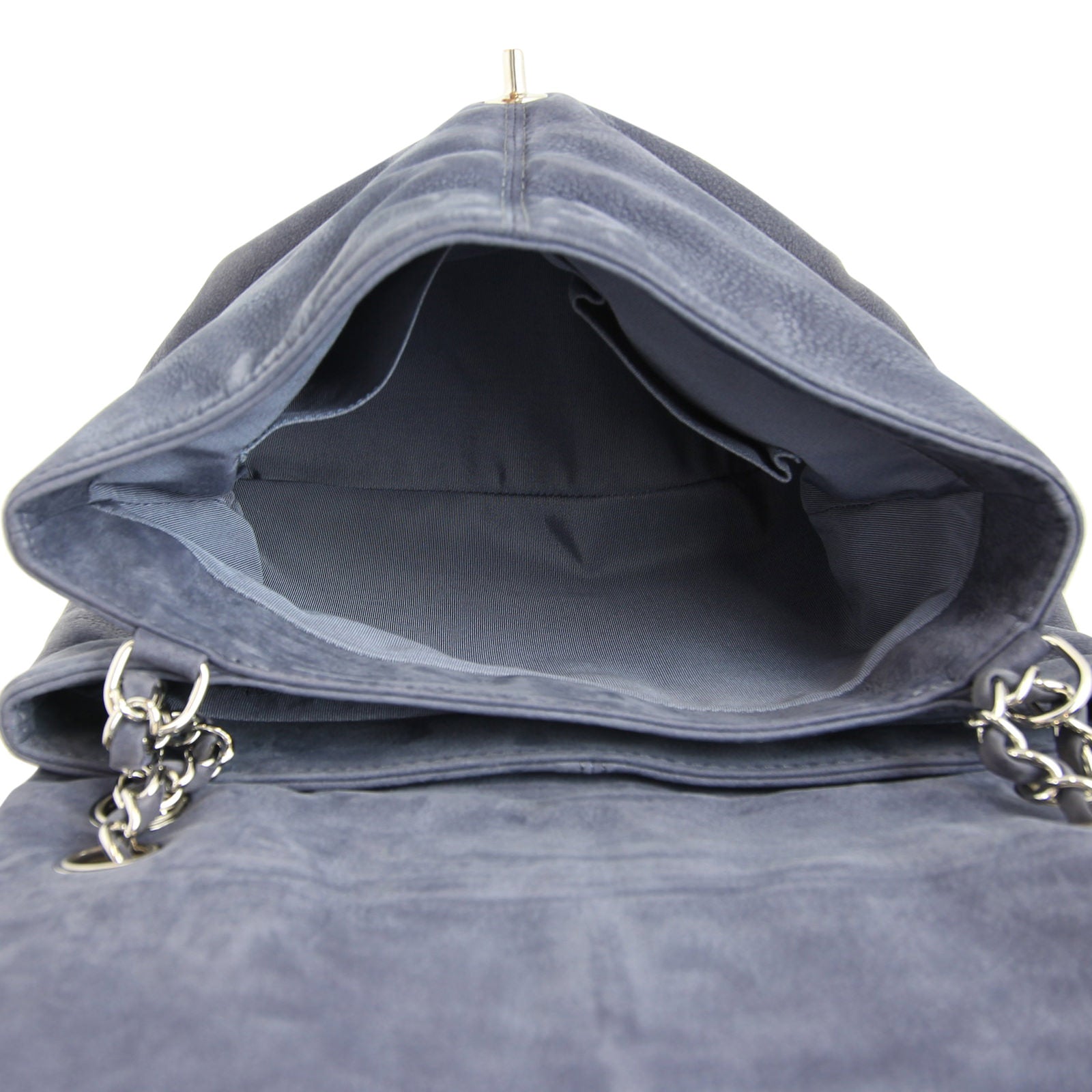 Chanel Suede Flap Bag Interior