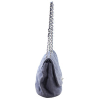 Chanel Suede Flap Bag Right