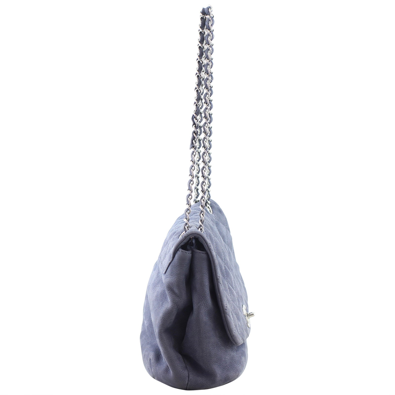 Chanel Suede Flap Bag Right