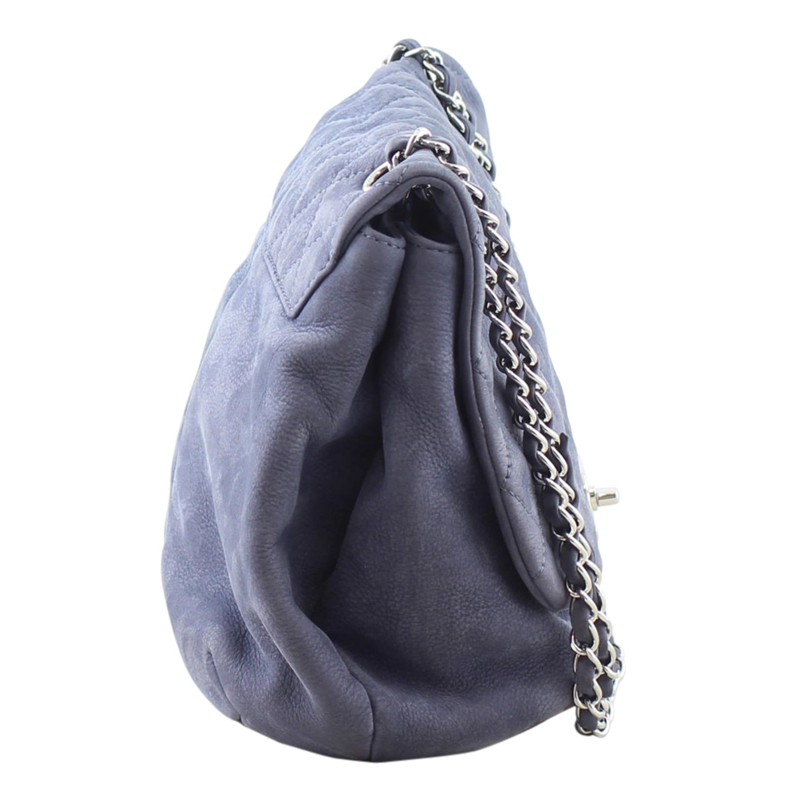 Chanel Suede Flap Bag Right