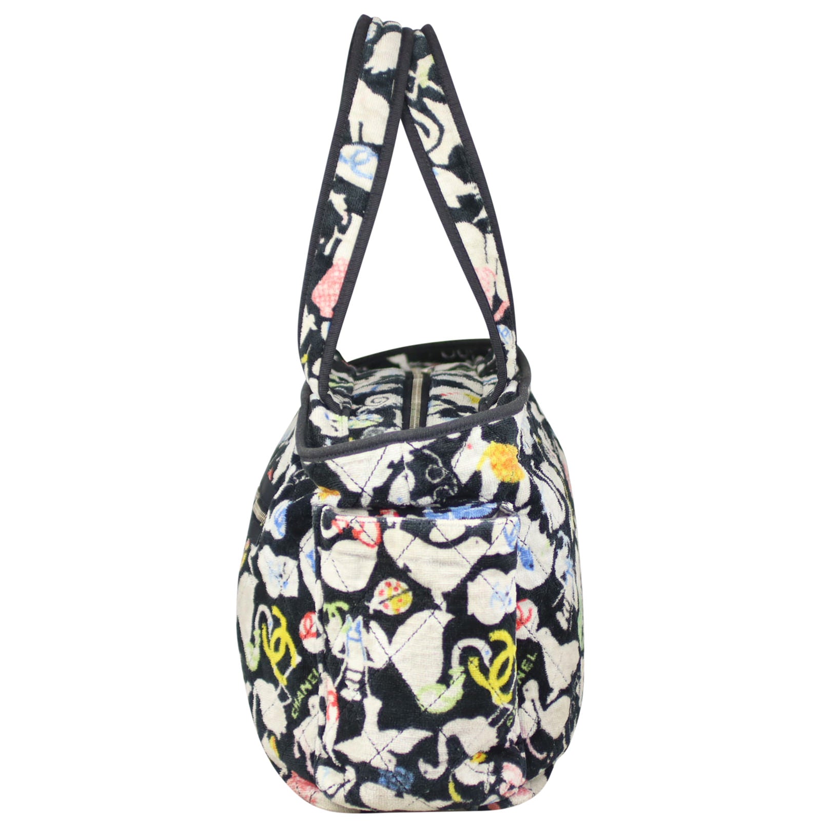 Chanel Terry Baby Animals Diaper Bag side2