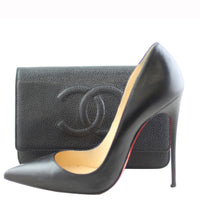 Chanel Timeless Wallet on Chain scale