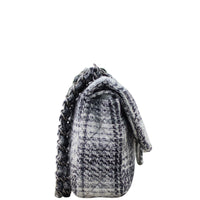 Chanel Tweed Double Flap Medium Side