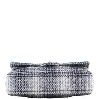 Chanel Tweed Double Flap Medium Base