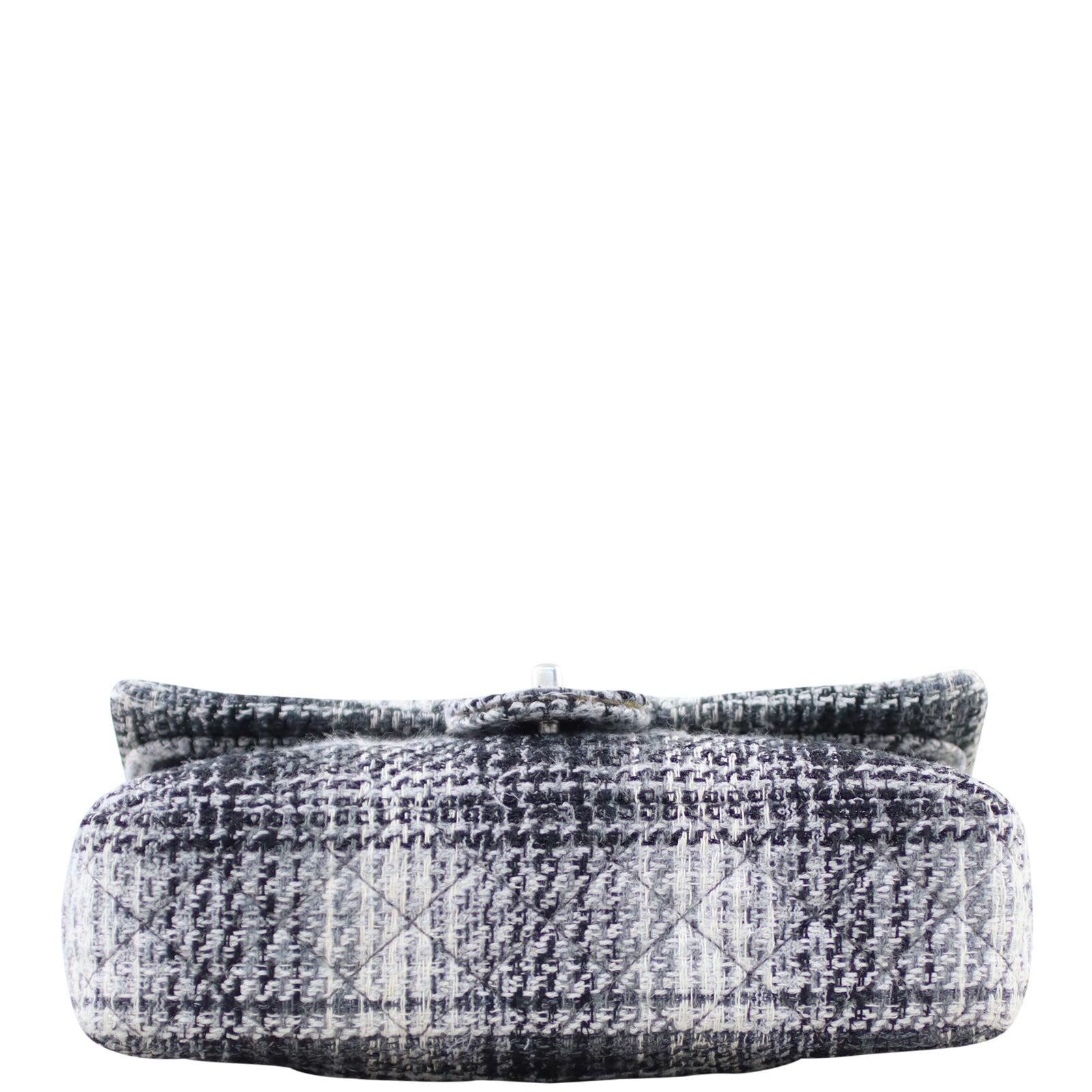 Chanel Tweed Double Flap Medium Base