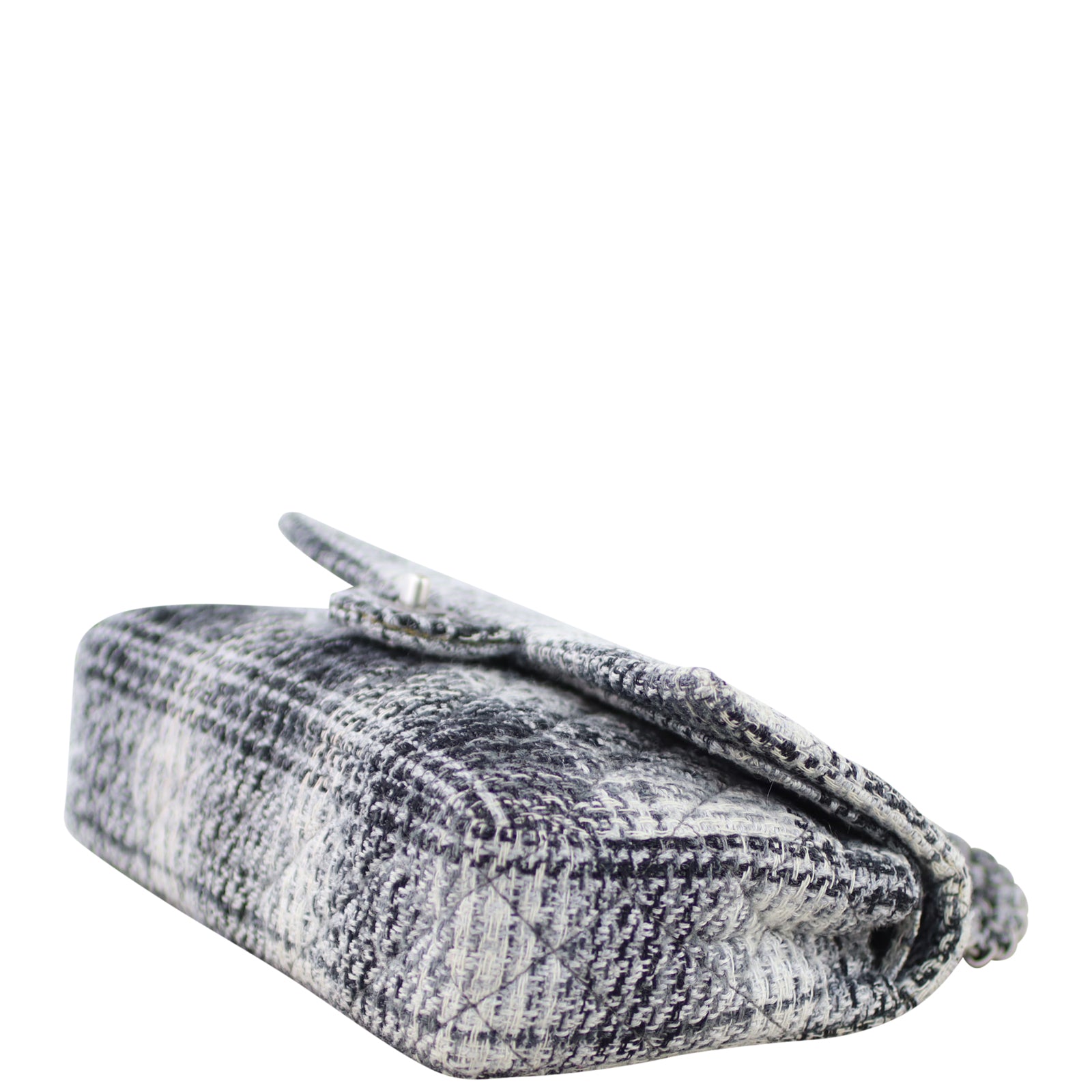 Chanel Tweed Double Flap Medium Corner