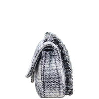 Chanel Tweed Double Flap Medium Side