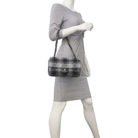 Chanel Tweed Double Flap Medium Mannequin