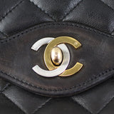 Chanel Two-Tone CC Flap Bag Lock