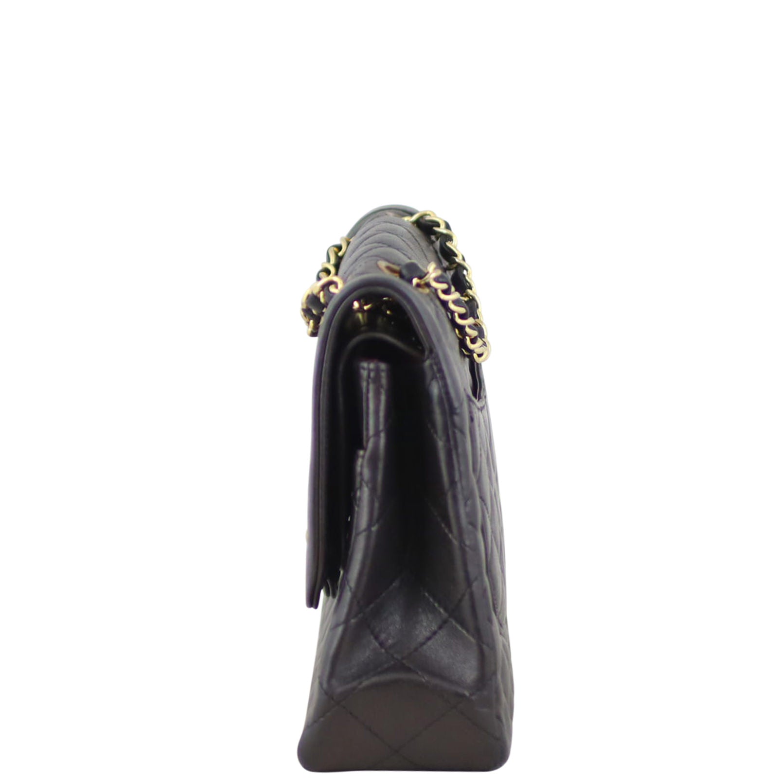 Chanel Two-Tone CC Flap Bag Left