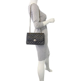 Chanel Two-Tone CC Flap Bag Manneqiun