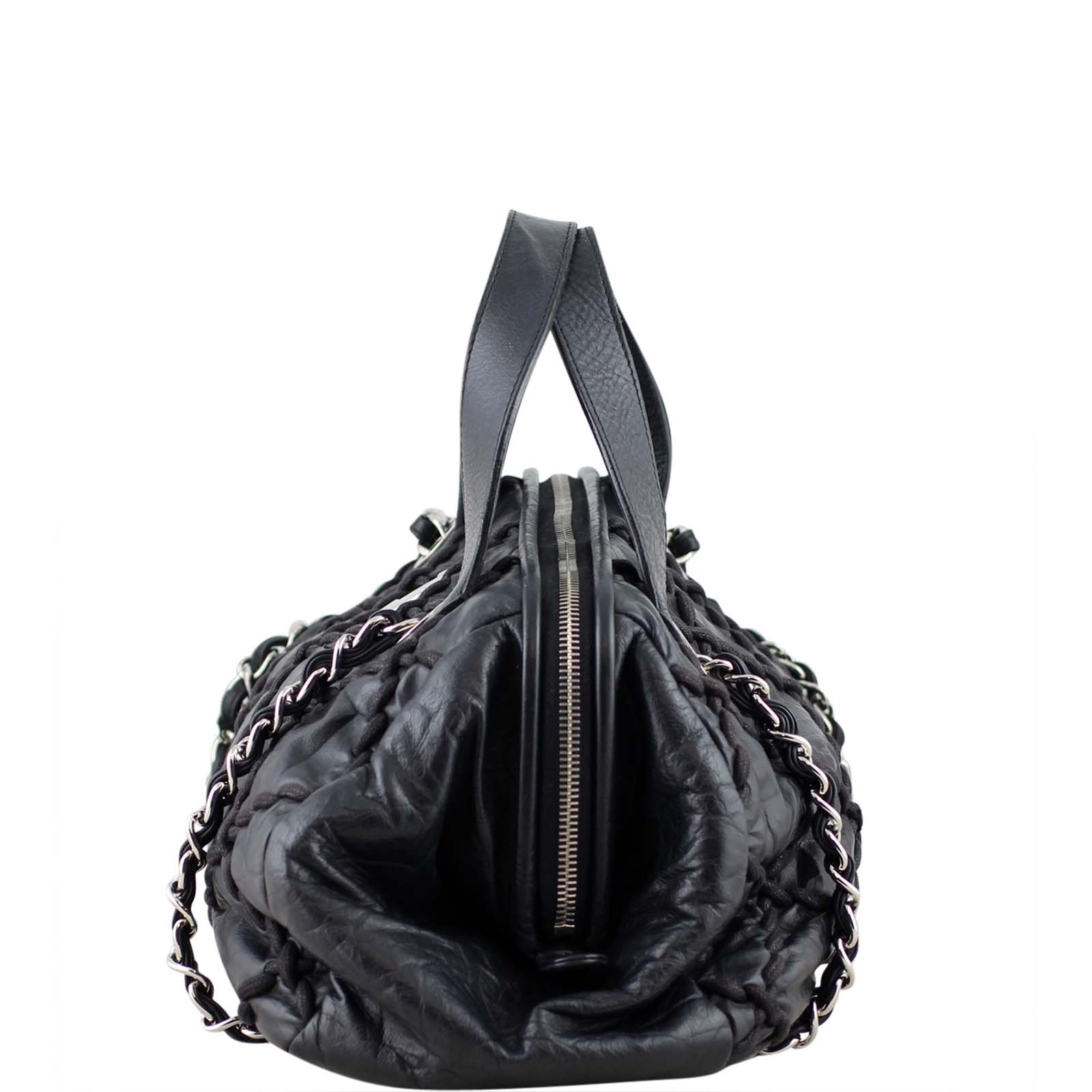 Chanel Ultra Stitch Bowling Bag Side