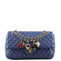Chanel Porte Bonheur Valentine Charm Flap Bag Front