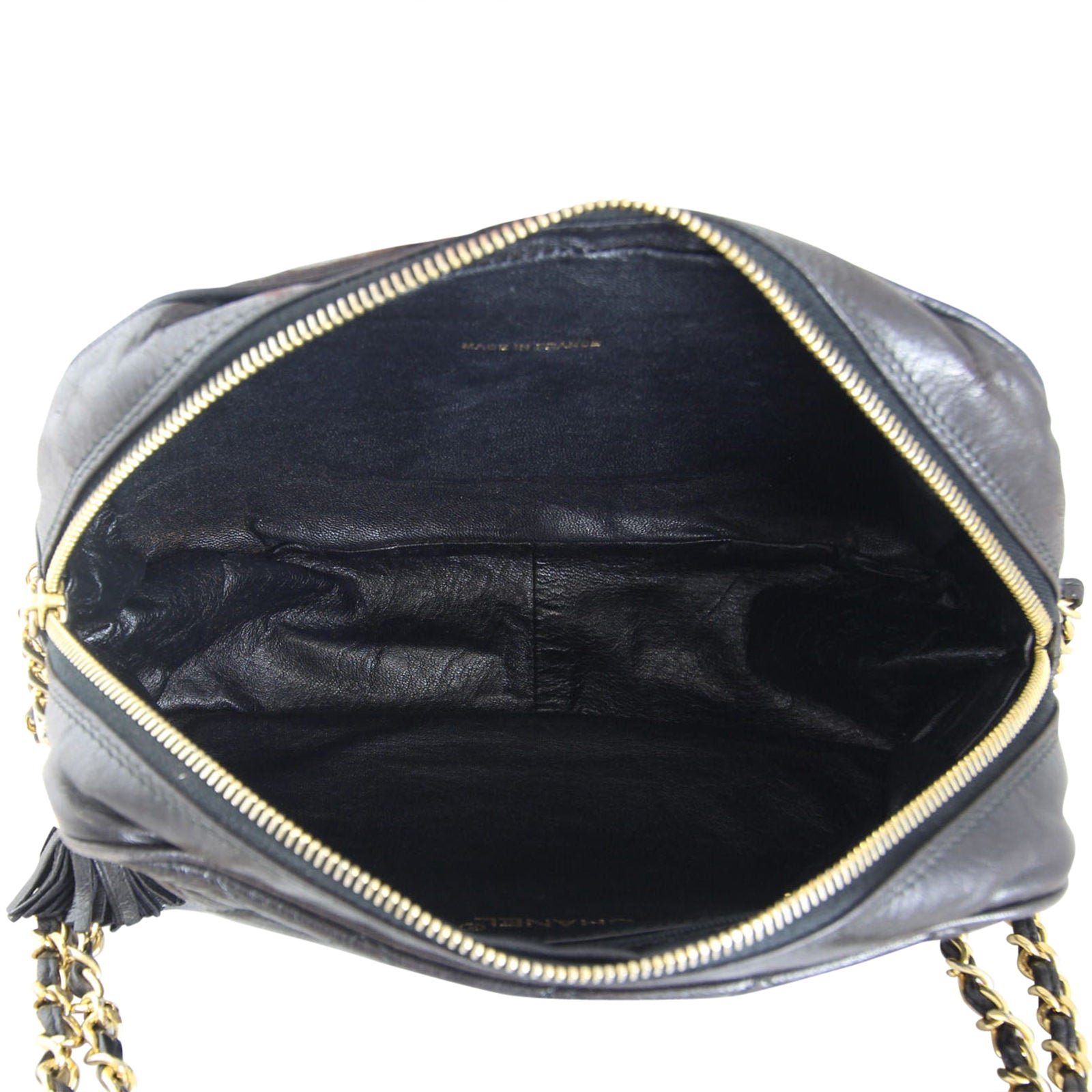 Chanel Vintage Camera Bag Interior