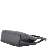 Chanel Vintage CC Quilted Shopper Tote Corner