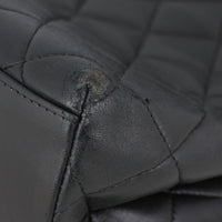 Chanel Vintage CC Quilted Shopper Tote Flaw