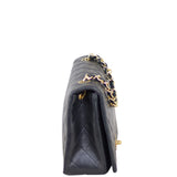 Chanel Vintage CC Small Single Flap Bag Side