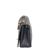 Chanel Vintage CC Small Single Flap Bag Side