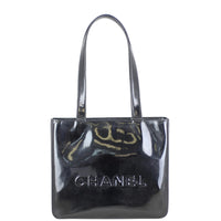 Chanel Vintage Patent Tote Front