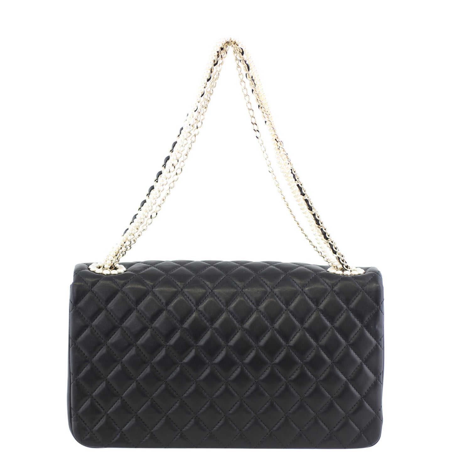 Chanel Westminster Pearl Flap Bag Medium Back