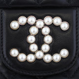 Chanel Westminster Pearl Flap Bag Medium Logo