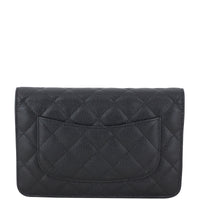 Chanel Wallet on Chain Caviar Back