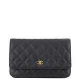 Chanel Wallet on Chain Caviar Front 