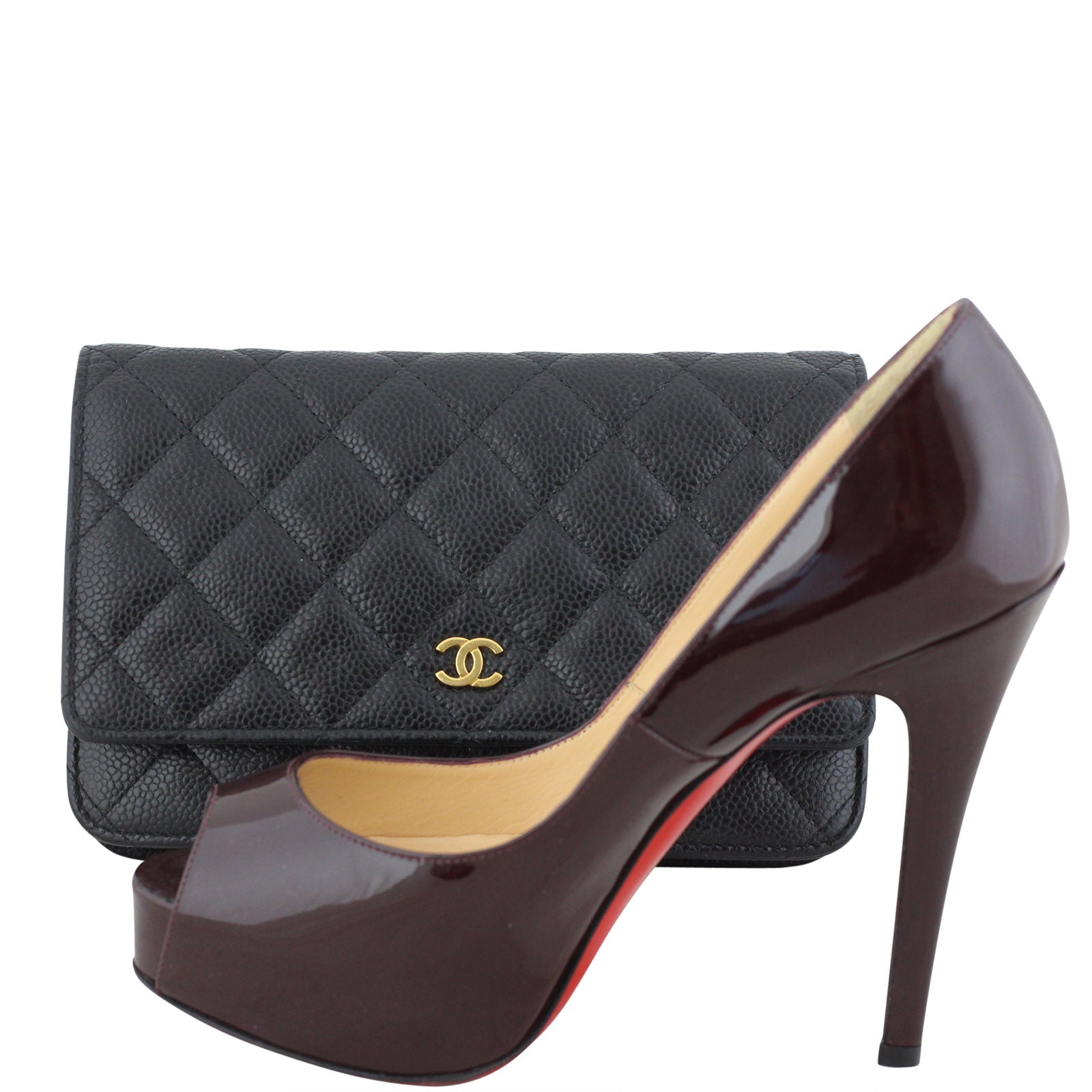 Chanel Wallet on Chain Caviar Scale