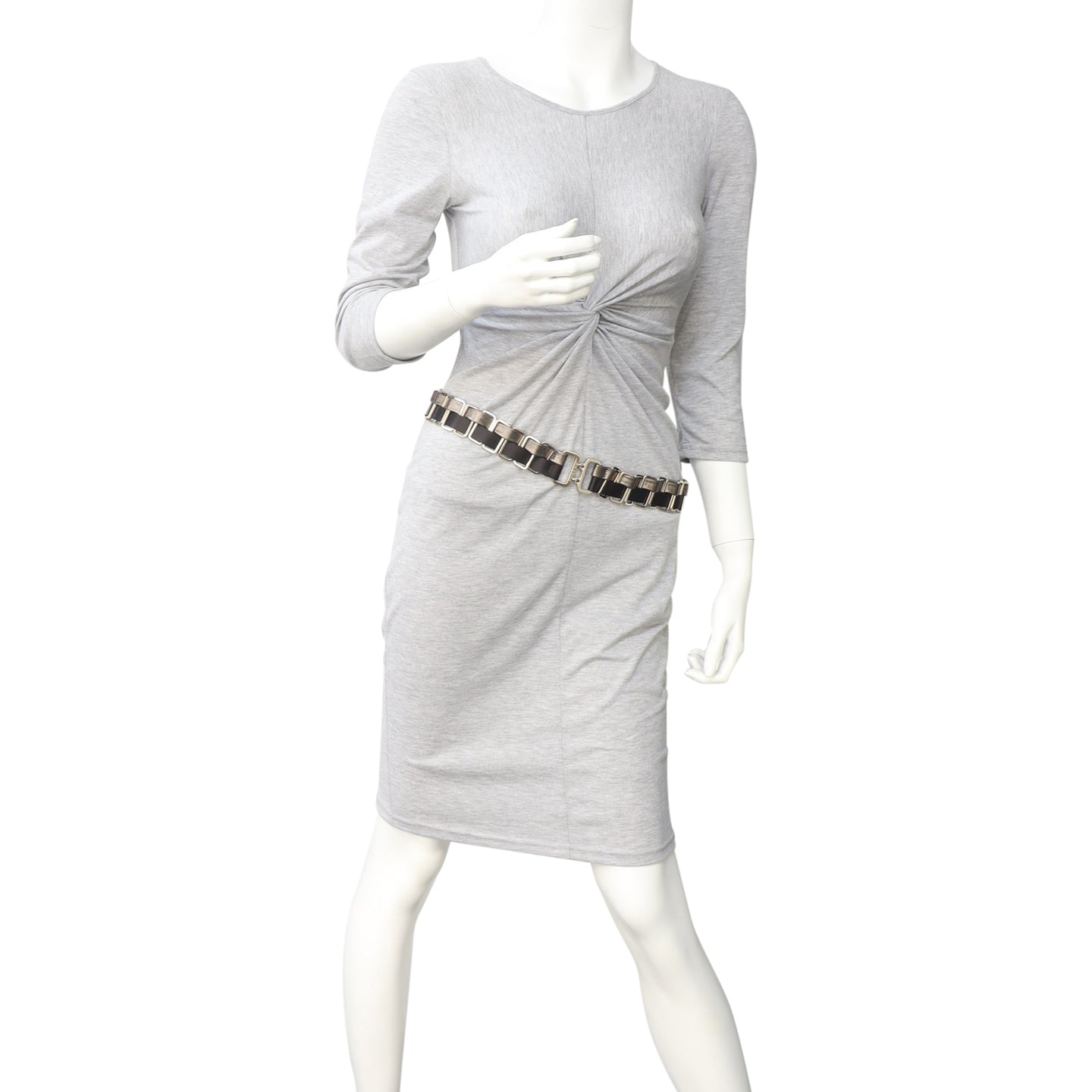 Chanel Woven Leather Belt (taupe) Mannequin