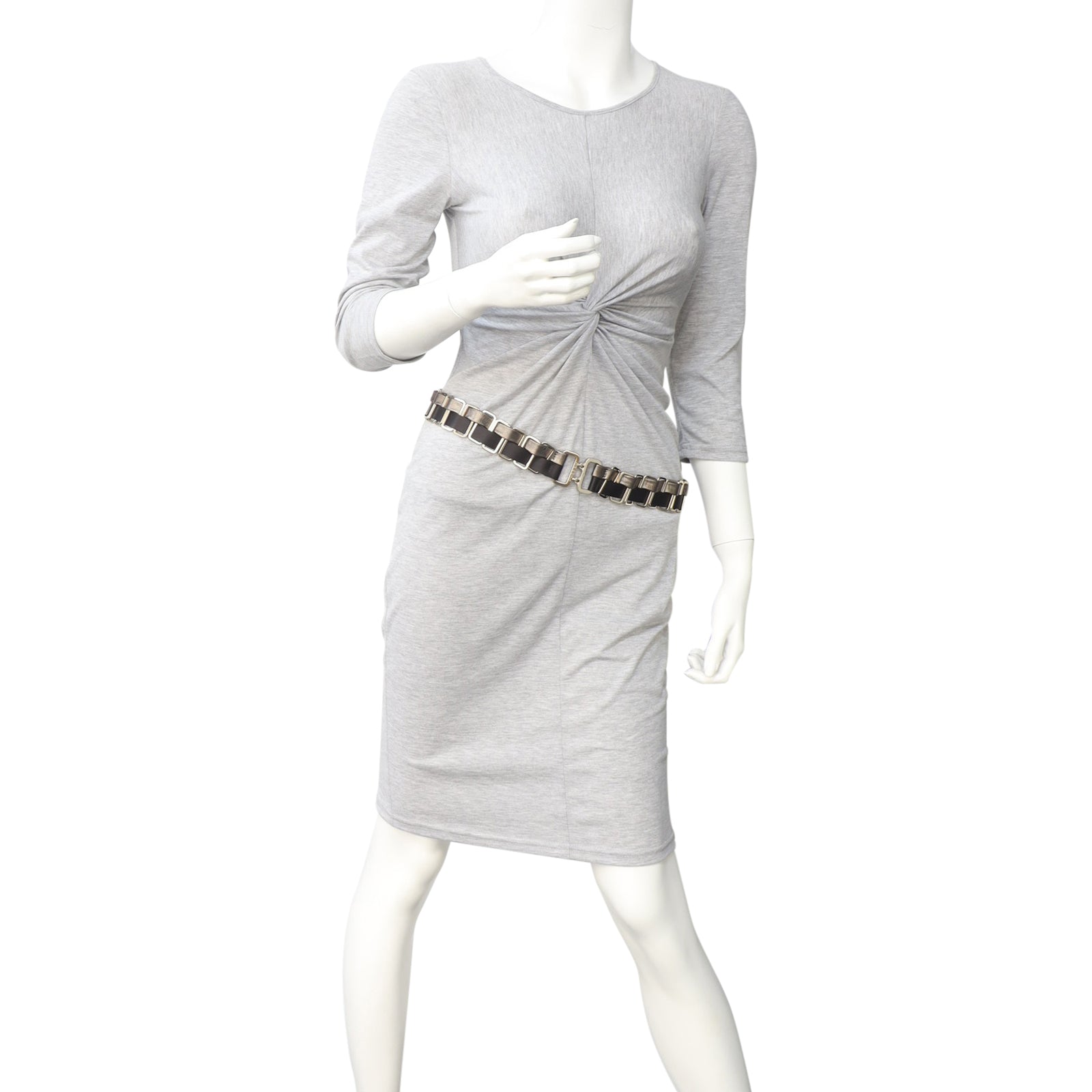 Chanel Woven Leather Belt (taupe) Mannequin