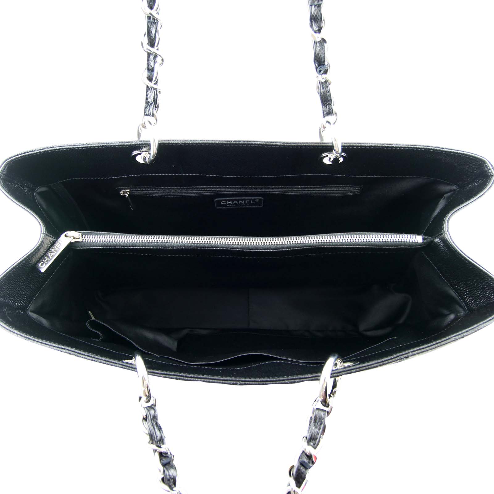 Chanel XL Grand Shopping Tote Interior