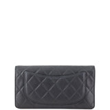 Chanel Quilted Yen Wallet Back