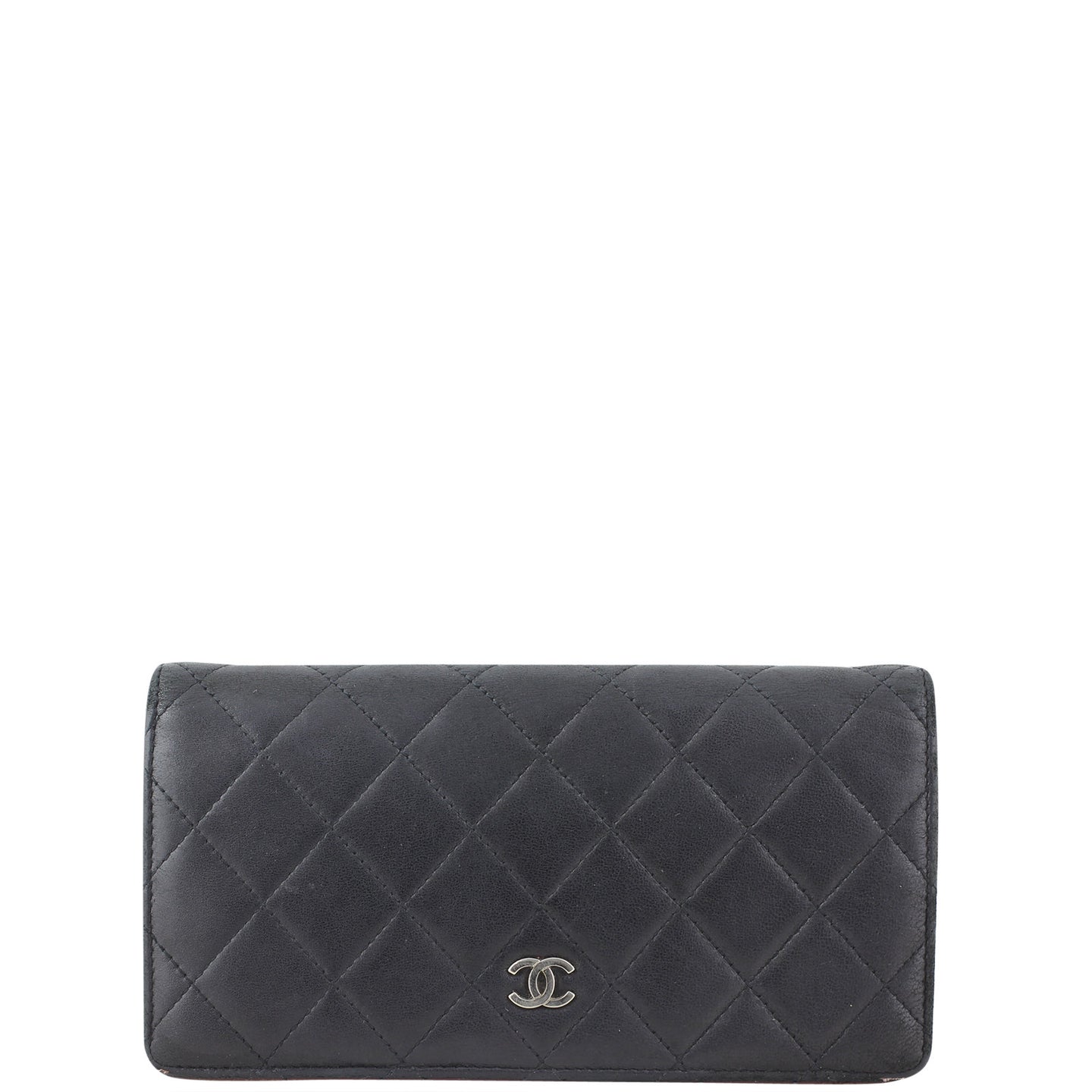 Chanel Quilted Yen Wallet Front