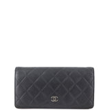 Chanel Quilted Yen Wallet Front
