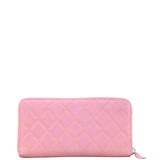 Chanel Zip Around Wallet Back