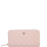 Chanel Zip Around Wallet Front