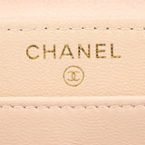 Chanel Zip Around Wallet Stamp