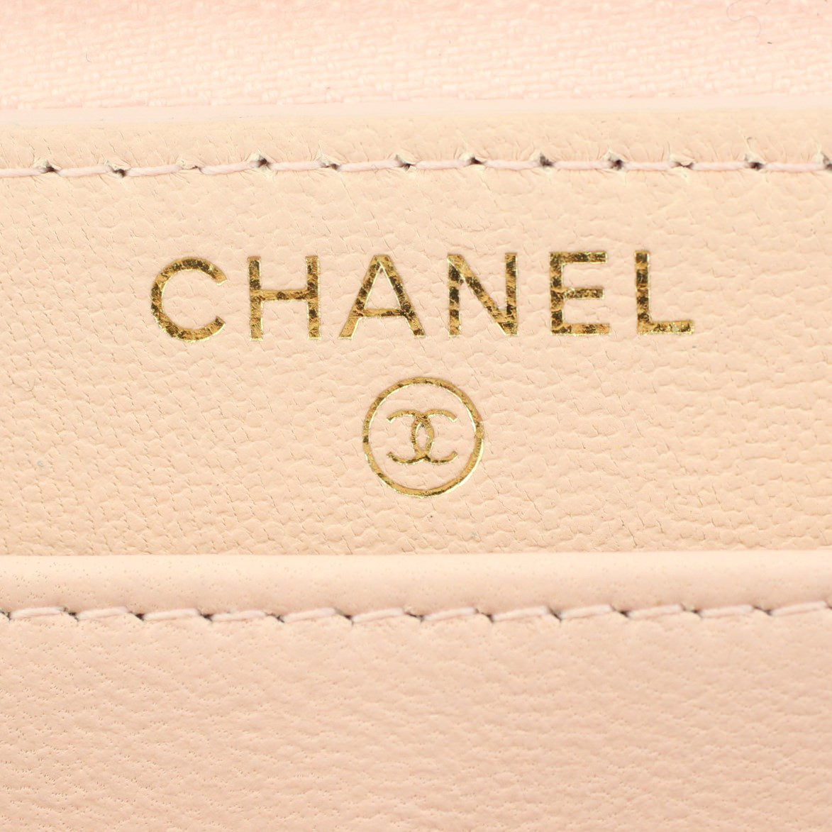 Chanel Zip Around Wallet Stamp