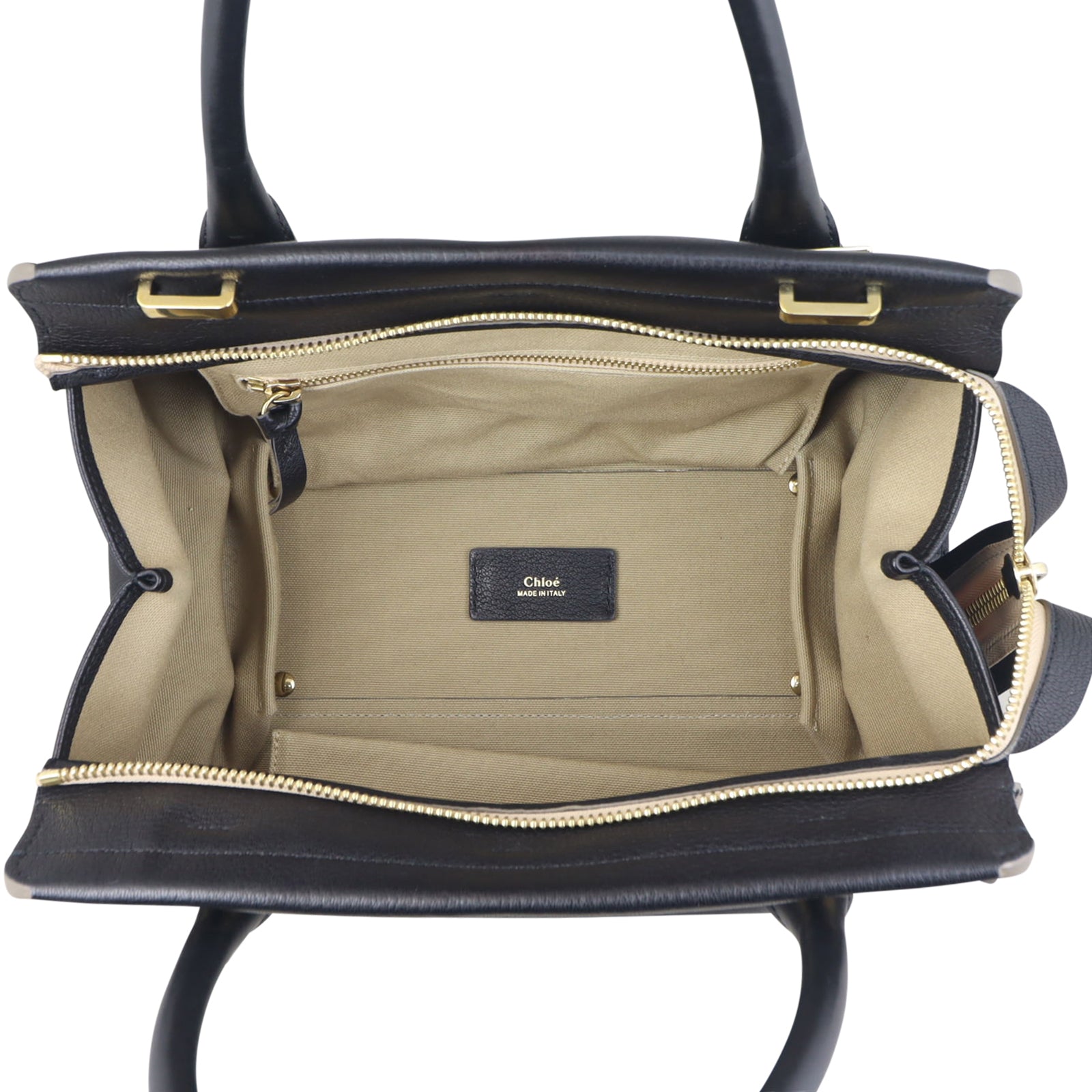 Chloe Everston Satchel Whole interior