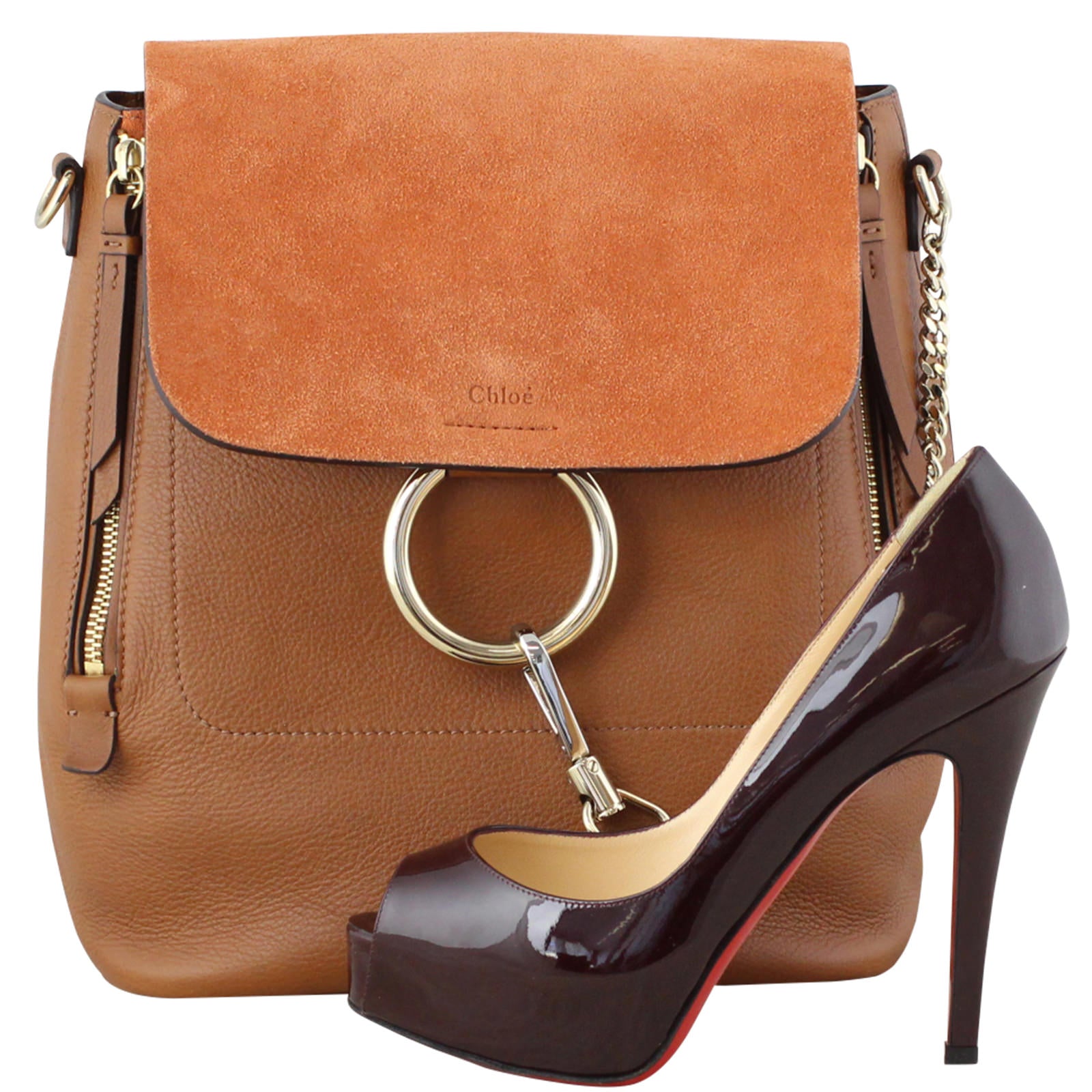 Chloé Faye Medium Backpack Scale