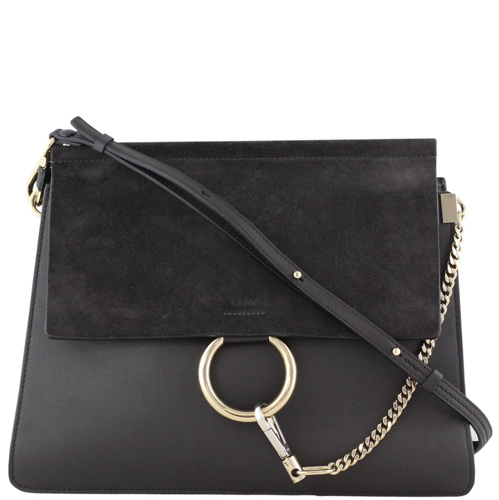 Chloe Faye Medium Shoulder Bag Front Strap