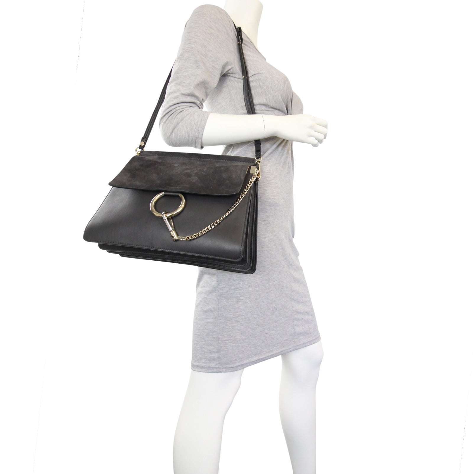 Chloe Faye Medium Shoulder Bag Mannequin