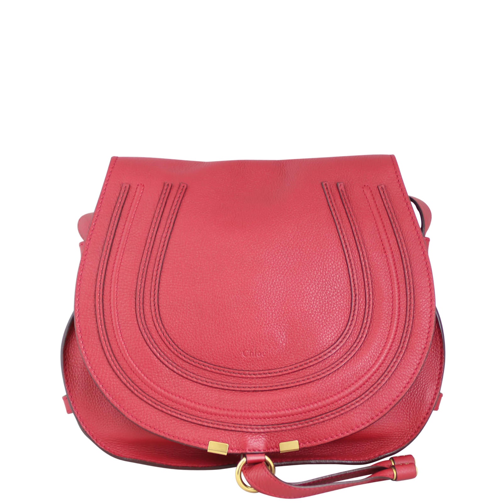 ロケラニ♡　Chloé Мサイズ Marcie Marcie Crossbody Bag Handtasche Chloe Marcie Rot Chloe Marcie