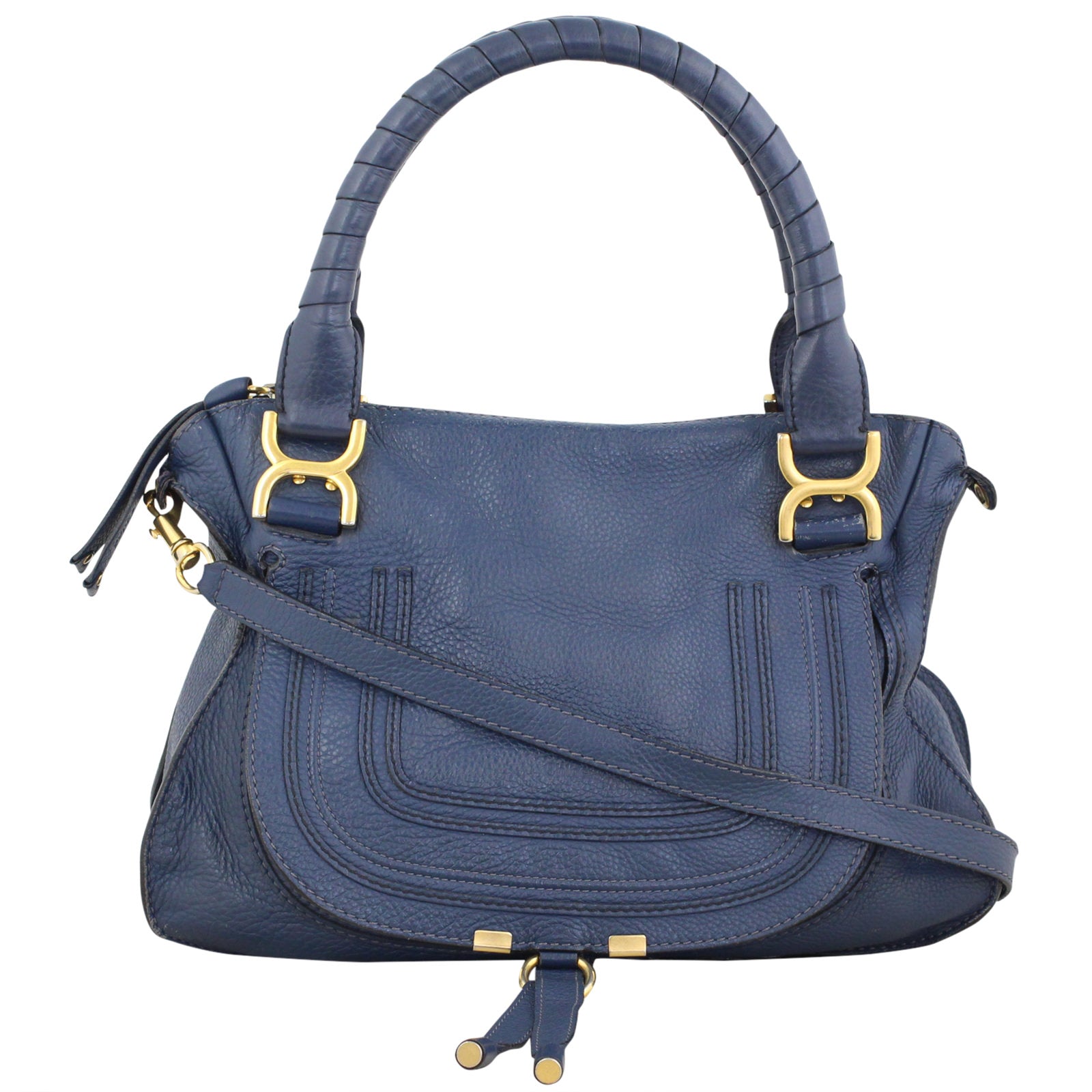 Chloe Marcie Medium Satchel Front Strap