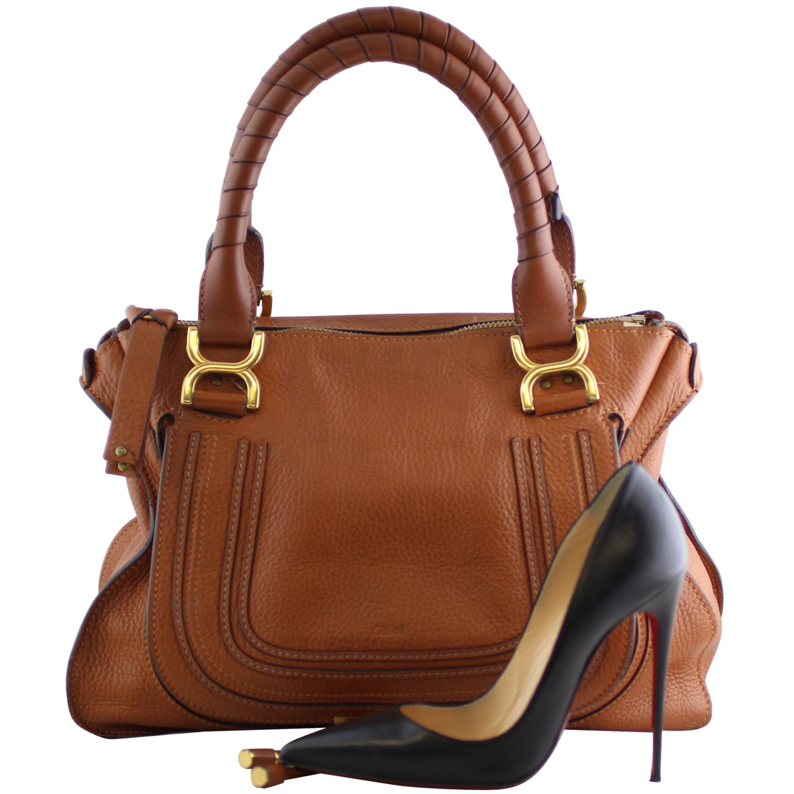 Chloe Marcie Medium Satchel Scale