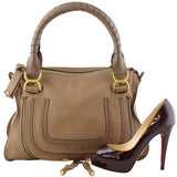 Chloe Marcie Medium Satchel Scale