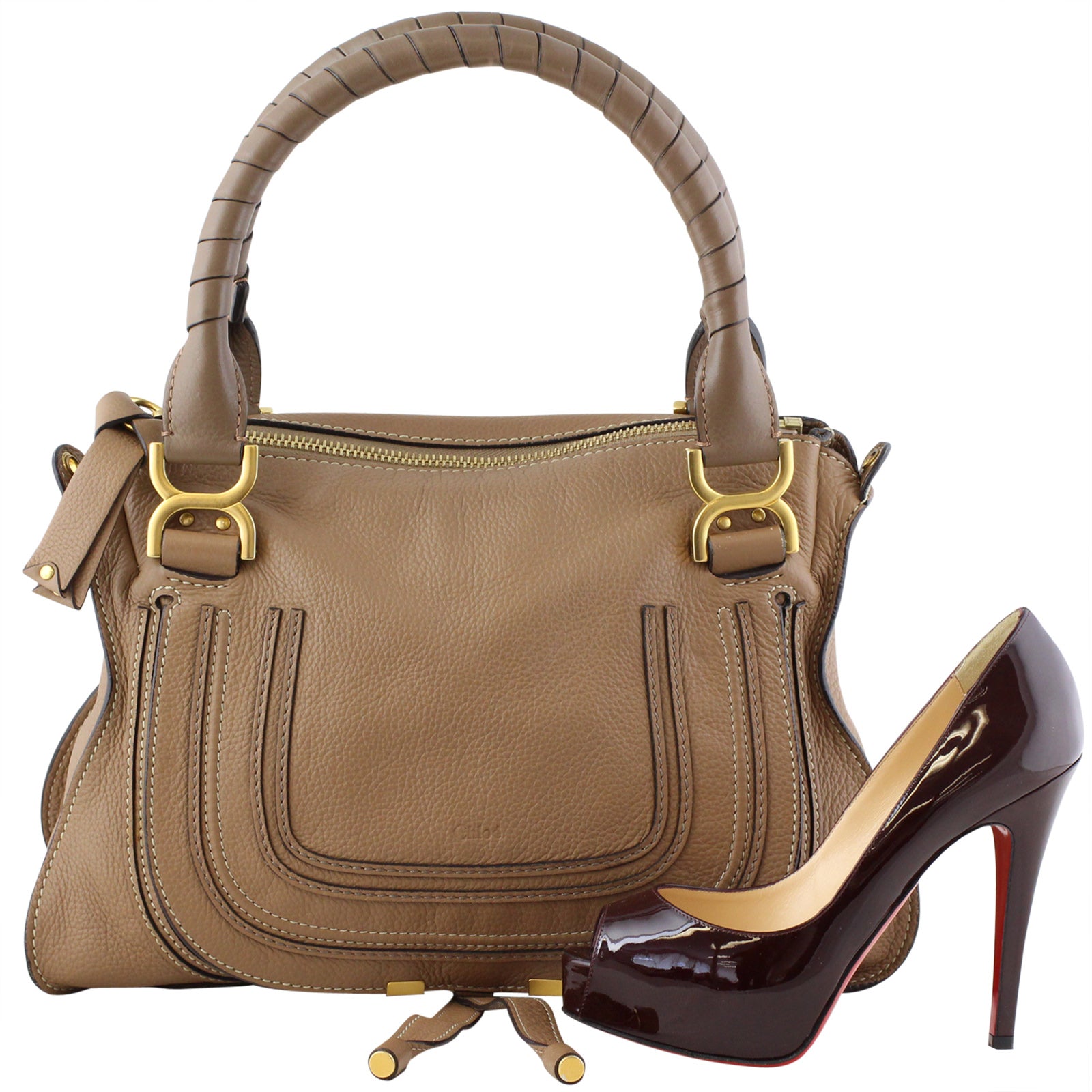 Chloe Marcie Medium Satchel Scale