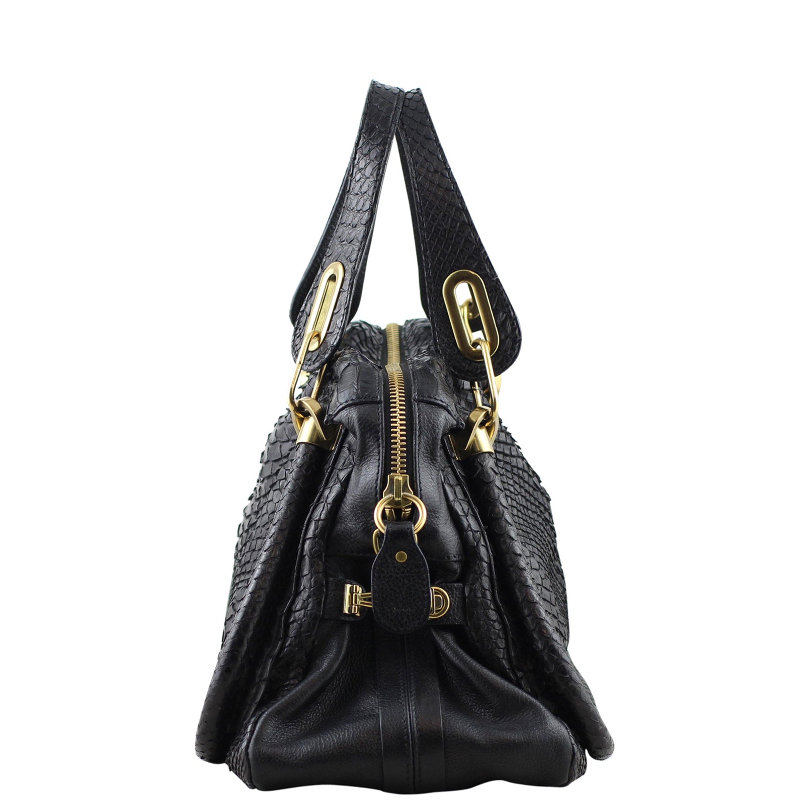Chloé Paraty Python Medium Bag side