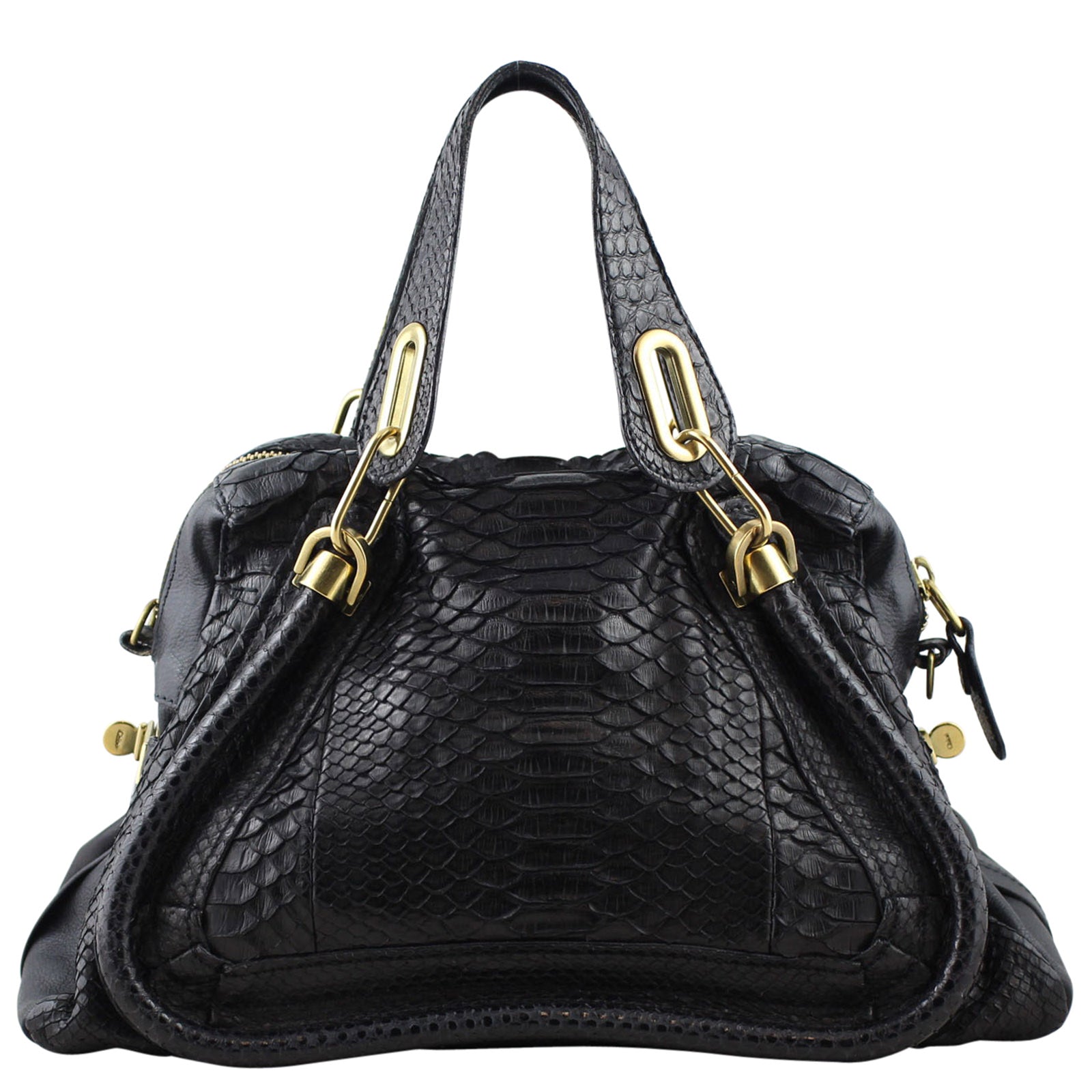 Chloé Paraty Python Medium Bag front